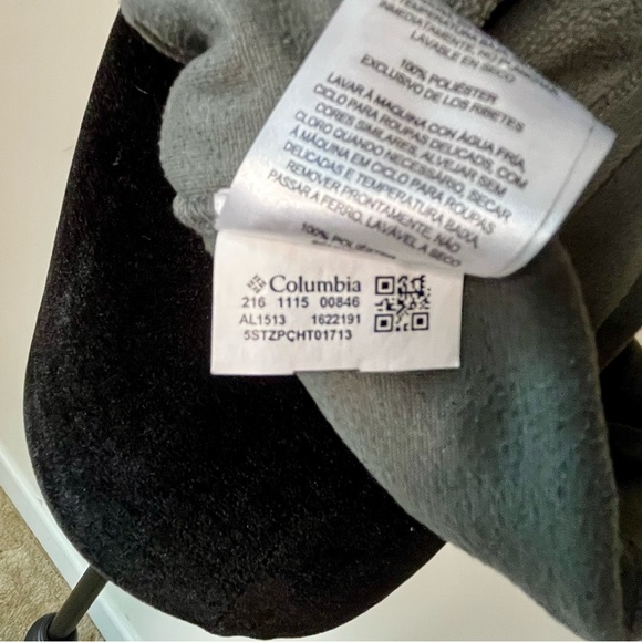 Women’s Columbia Gray Fleece Lightweight 1/4 Zip Pullover Jacket. Large - Picture 7 of 7